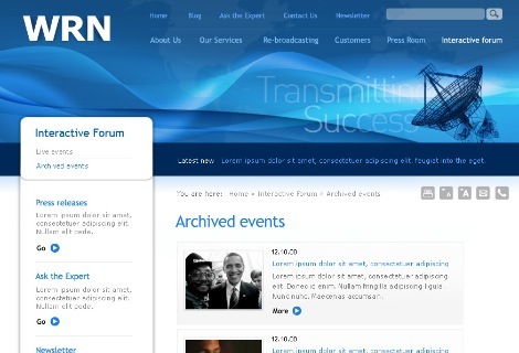 wrn-corporate Screenshot